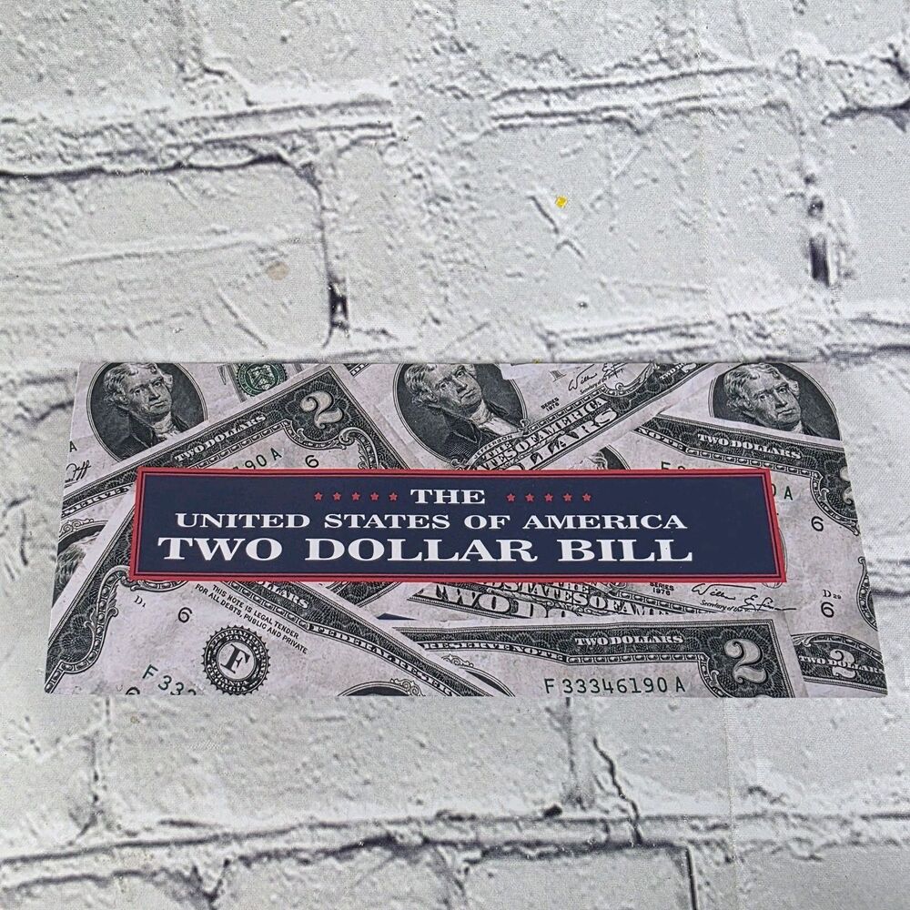 President Trump 45Th & 47Th President 2 Dollar Bill - Uncirculated Commemorative